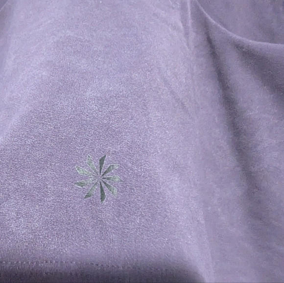 Athleta Conscious Garment Wash Crop D-DD, Mythical Purple SIZE L - Picture 7 of 9